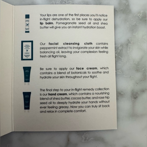 Unisex "United Polaris" International Flight AmenityTravel  Kit NEW - Picture 5 of 6